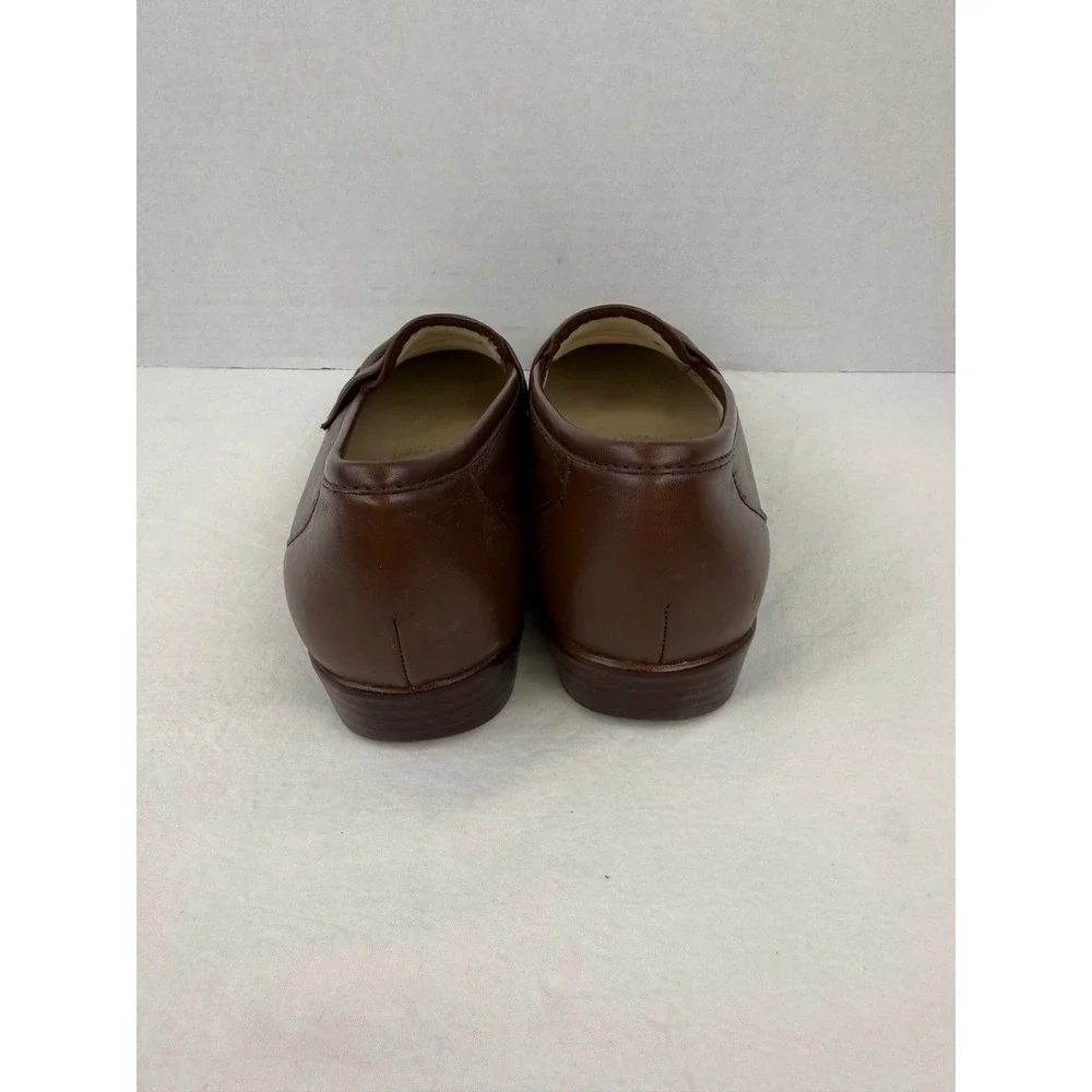 SAS Womens Penny Loafers Brown Leather Tripad Comfort Shoes 8.5 M‎ Made in USA